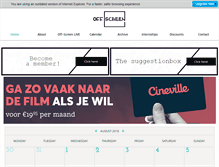 Tablet Screenshot of offscreen.nl